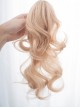 Soft Candy Sweetheart Series Sweet Lolita Golden Vintage Doll Bob Clamp Curl Twin Ponytail Roman Curls Wig