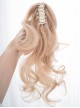 Soft Candy Sweetheart Series Sweet Lolita Golden Vintage Doll Bob Clamp Curl Twin Ponytail Roman Curls Wig