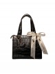 Lilis Series Classic Lolita French Girl Simple Cute Diamond Crocodile Texture Small Handbag