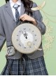 Sun Moon Star Sakura Floating Series Gothic Lolita British Retro Magical Girl Backpack Clock Round Bag