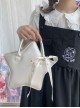 Original Kawaii Exquisite Little Star Shape Sweet Lolita Satin Ribbon PU Single Shoulder Crossbody Bag