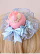 Sweet Celebration Series Sweet Lolita Cute Simulation Cream Cake Fruit Biscuit Chocolate Bowknot Lace Hair Clip