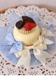 Sweet Celebration Series Sweet Lolita Cute Simulation Cream Cake Fruit Biscuit Chocolate Bowknot Lace Hair Clip