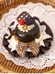 Sweet Celebration Series Sweet Lolita Cute Simulation Cream Cake Fruit Biscuit Chocolate Bowknot Lace Hair Clip