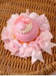 Sweet Celebration Series Sweet Lolita Cute Simulation Cream Cake Fruit Biscuit Chocolate Bowknot Lace Hair Clip