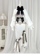 Star Gate Series Elegant Gothic Lolita White European Court Style Sexy Rose Lace Exquisite Fishtail Skirt