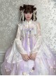 Butterfly Whisper Series Dreamy Sweet Lolita Chinese Style Cheongsam Collar Lace Ruffle Big Sleeve Blouse