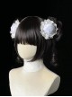 Butterfly Whisper Series Sweet Lolita Chinese Style Dreamy Lace Ruffle Headdress Hair Bun Cover