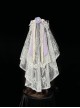 Butterfly Whisper Series Sweet Lolita Chinese Style Bowknot Classic Lace Dreamy Ethereal Veil Headdress