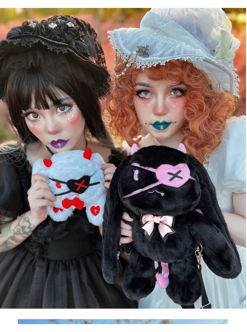 Gothic pet bunny  Cute dolls, Cute toys, Cute stuffed animals