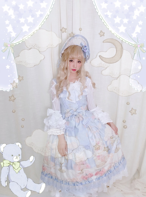 My First Love Series Flower Cake Sweet Lolita Sleeveless Dress Second Version