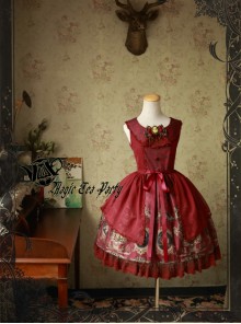 Magic Tea Party Siren's Song Series Printing Classic Lolita Sleeveless Dress