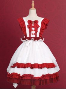 Sweet Tea Tale Series Ruffle Sweet Lolita Little Flying Sleeve Dress