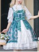 Full-blown Flowers Series Bowknot Chiffon Sweet Lolita Sling Dress