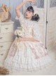 Full-blown Flowers Series Bowknot Chiffon Sweet Lolita Sling Dress