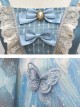 Moonlit Forest Series JSK Blue Chiffon Sweet Lolita Sling Dress