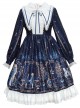 Astrology College Series OP Sweet Lolita Long Sleeve Dress