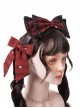 Magic Tea Party- Garden Restaurant Series Bowknot Sweet Lolita Hair Hoop And Hair Clips Set