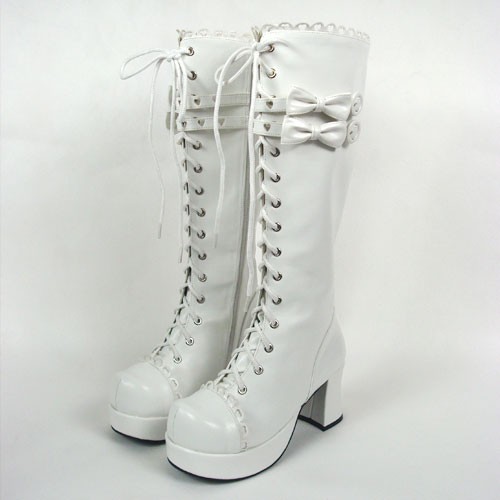 Cute hotsell white boots