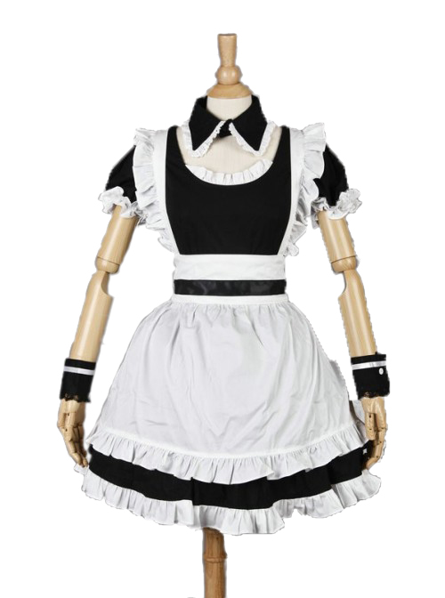 black and white costume anime