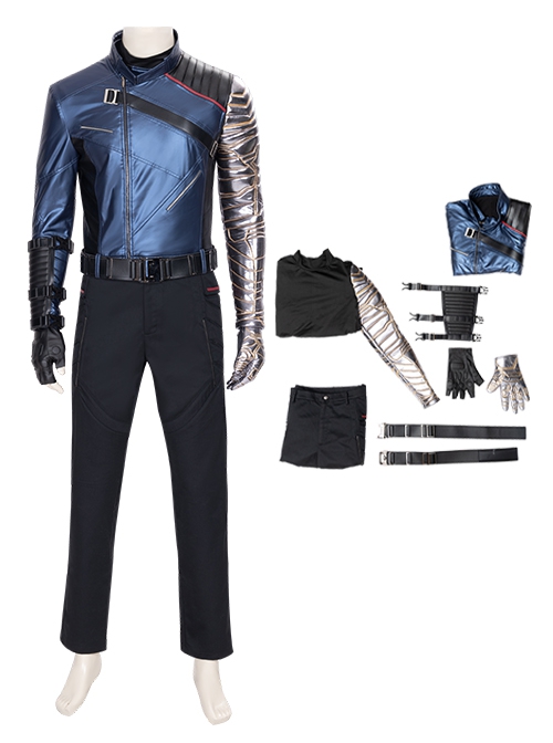 Bucky Barnes Cosplay Costume Set popular