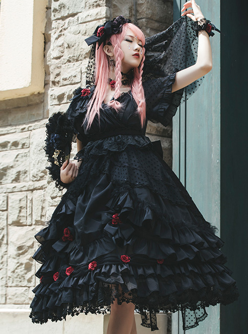 short gothic lolita dress