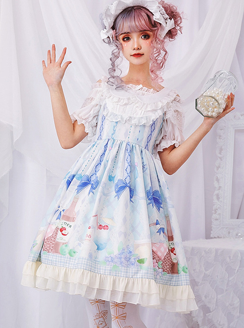 Afternoon Time Series JSK Lace Doll Collar Sleeveless Dress