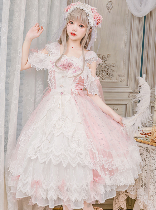 Gothic Lolita Dress Women Victorian Dress Kawaii Clothing Courtly Style  Dresses