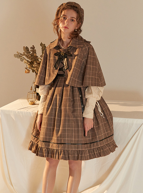 Brown School Dress