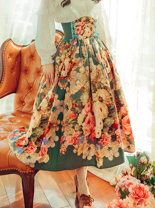 Elegant flower clearance skirt